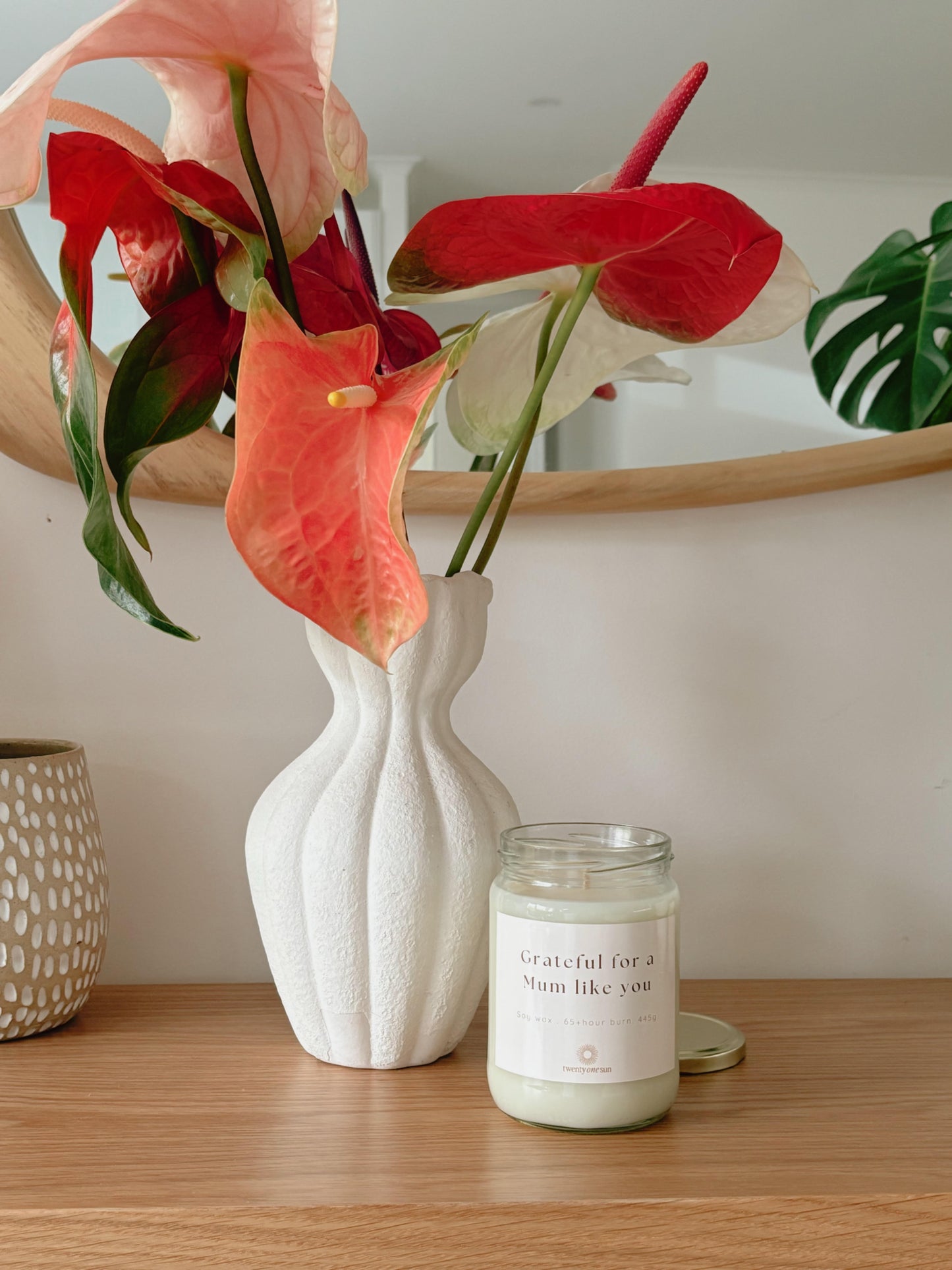 "Grateful for a Mum like you" Candle