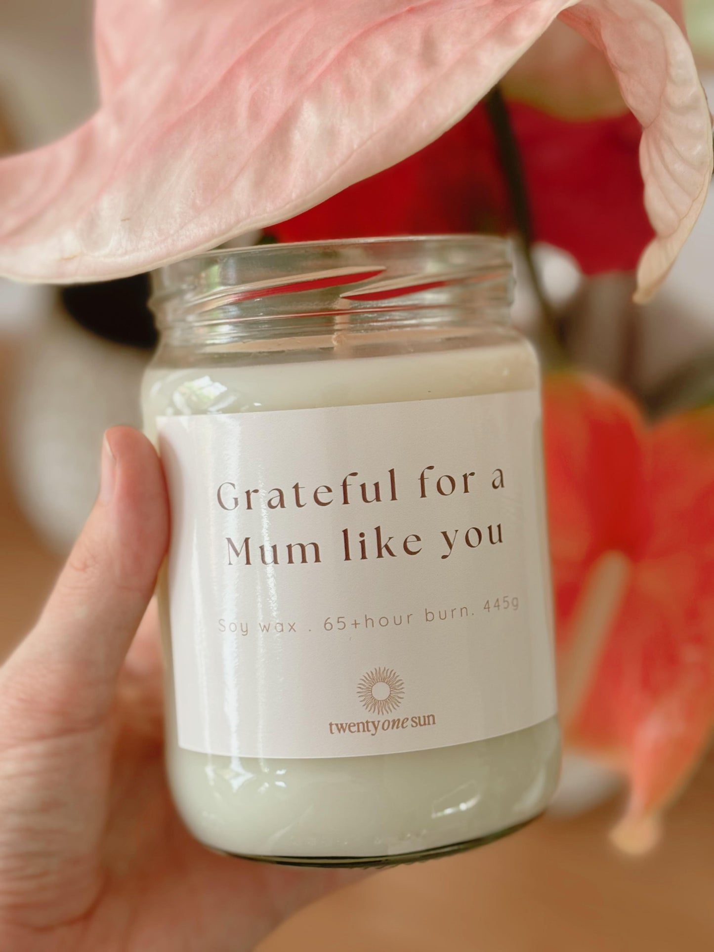 "Grateful for a Mum like you" Candle