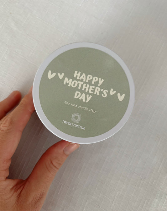 Happy Mother's Day Candle - Coconut & Lime