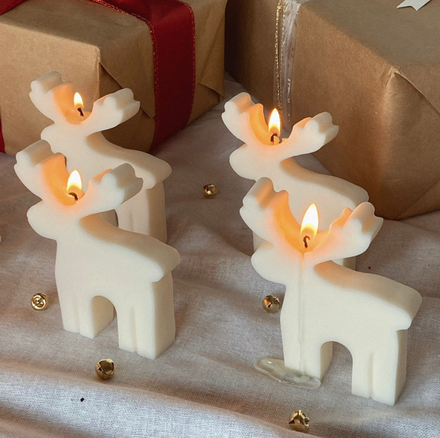Reindeer Candle