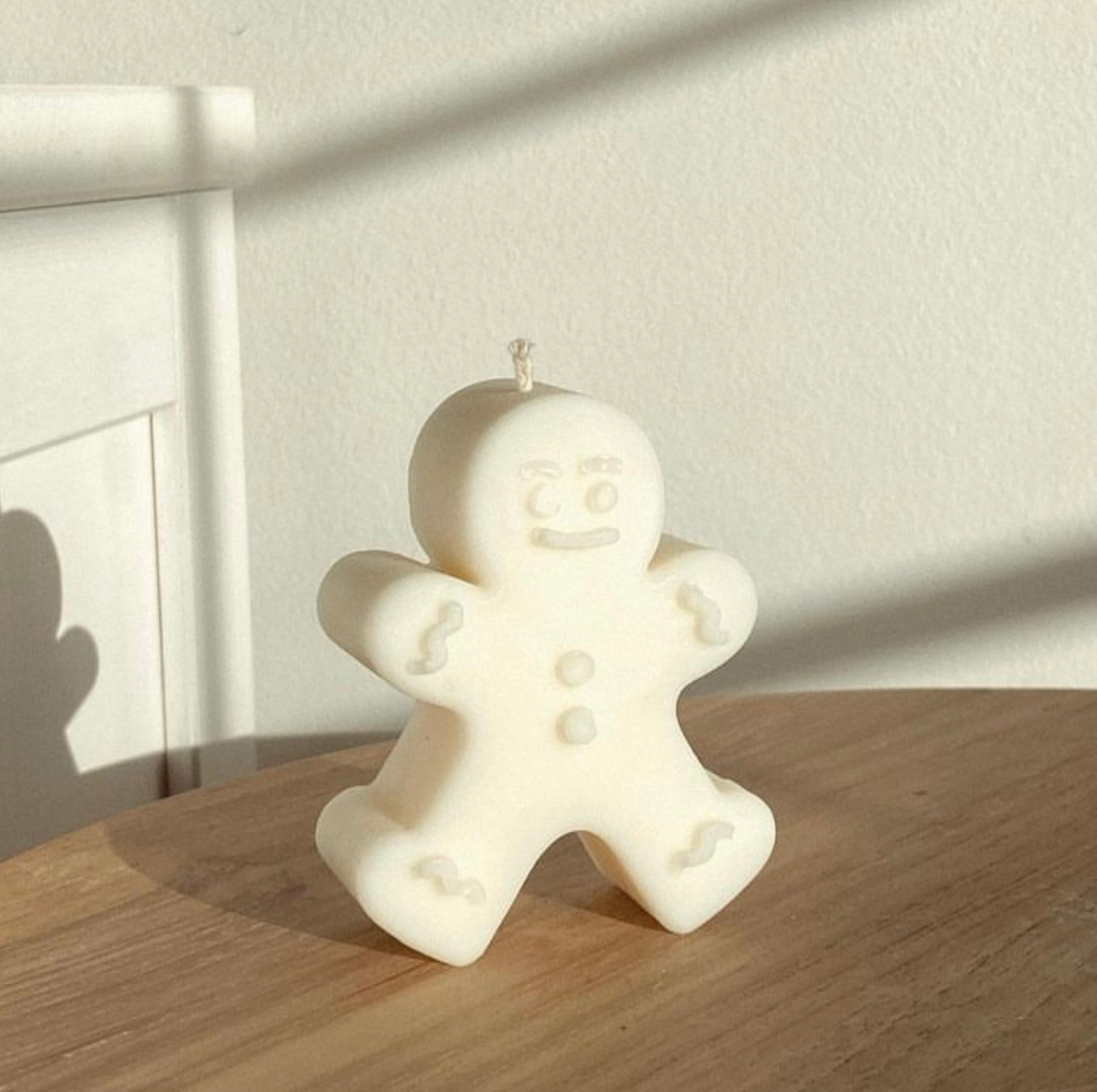 Gingerbread Man Candle