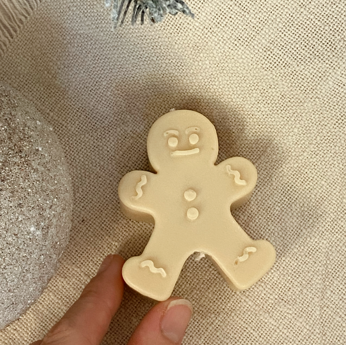 Gingerbread Man Candle