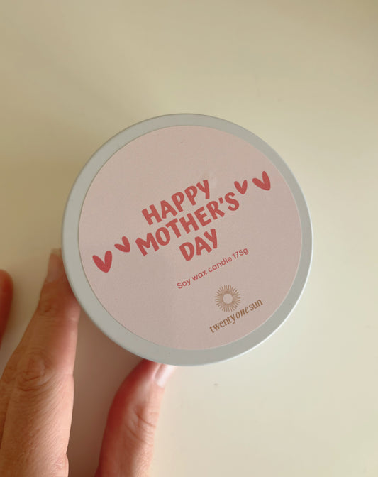 Happy Mother's Day Candle - Lychee & Peony