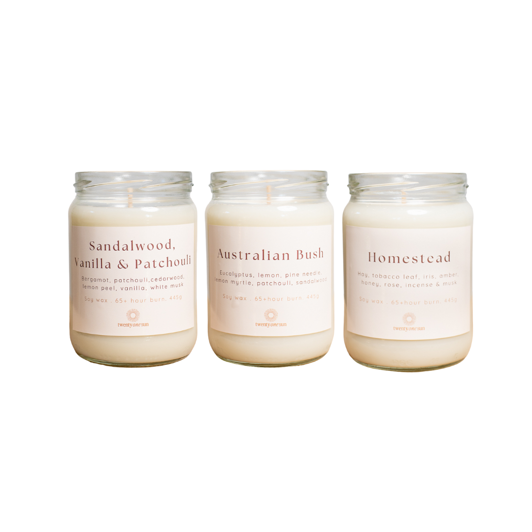 Earthy & Woody Candle Bundle