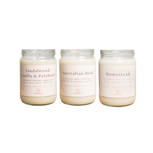 Earthy & Woody Candle Bundle