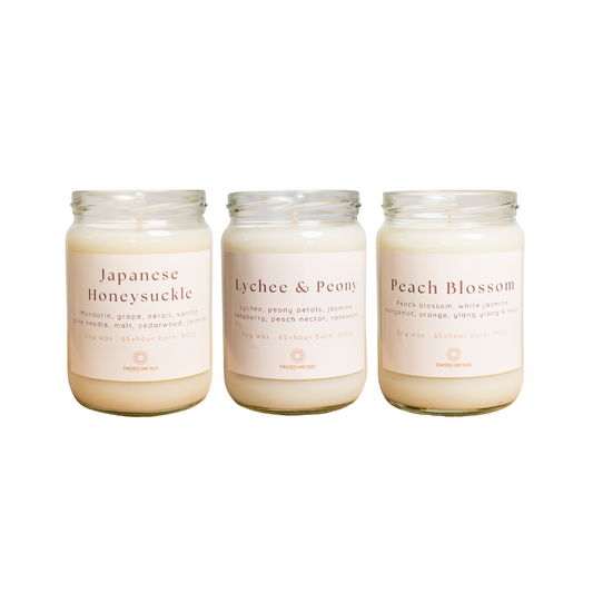Fruity & Floral Candle Bundle