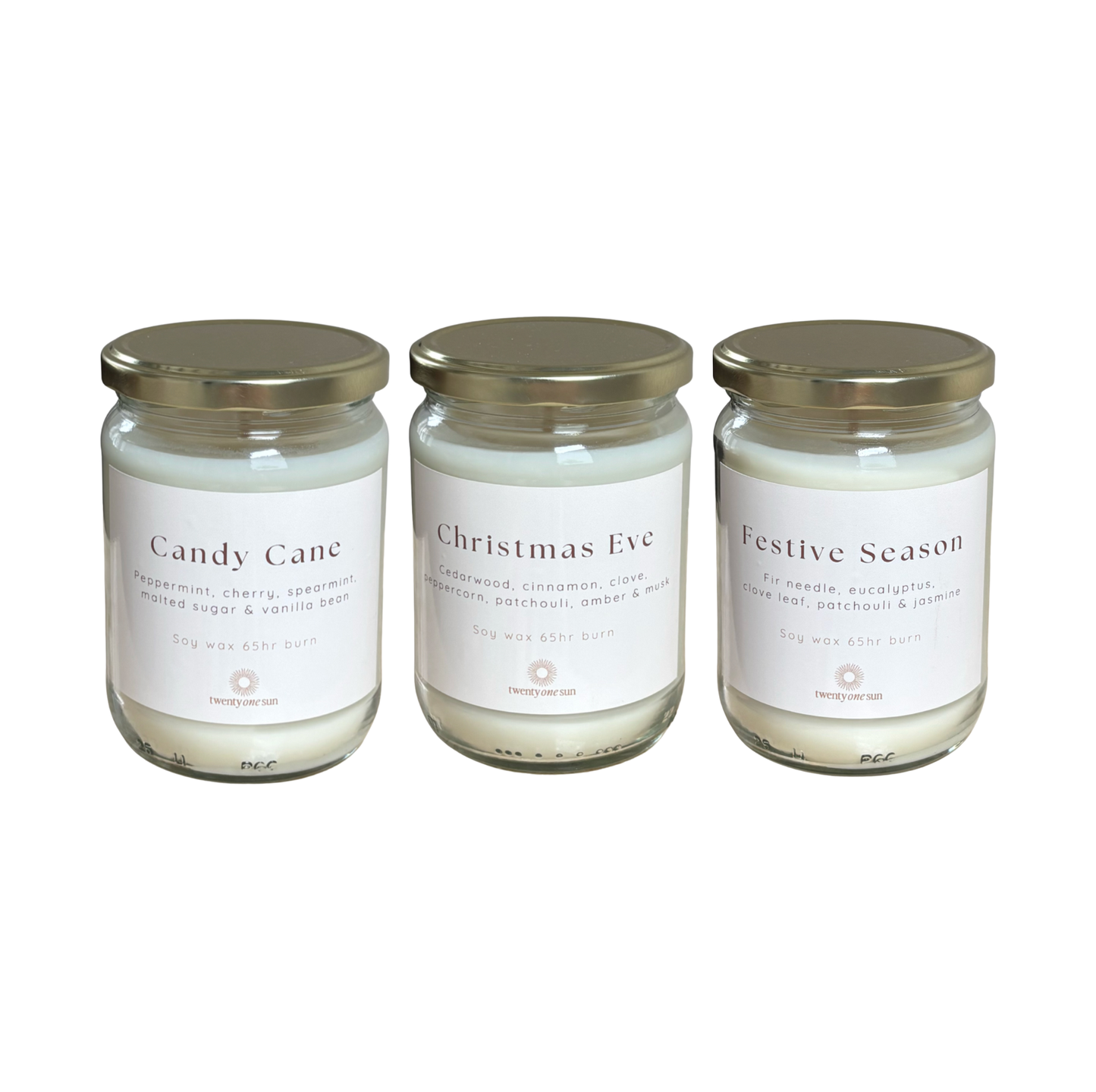 Large Christmas Candle Bundle